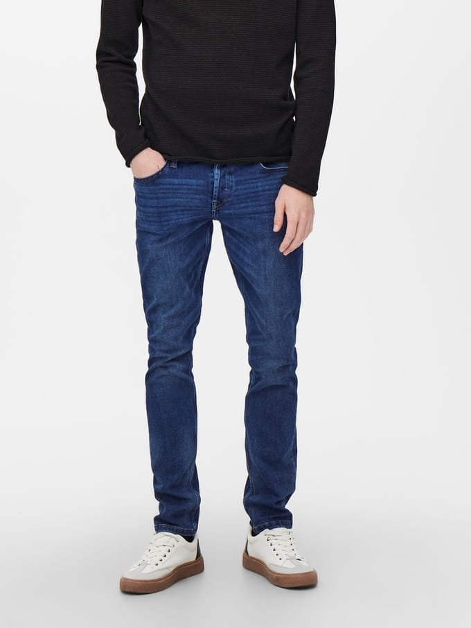 ONLY&SONS - ONSLOOM SLIM 4WAY BLUE PK 1663 NOOS - Heren - Jeans