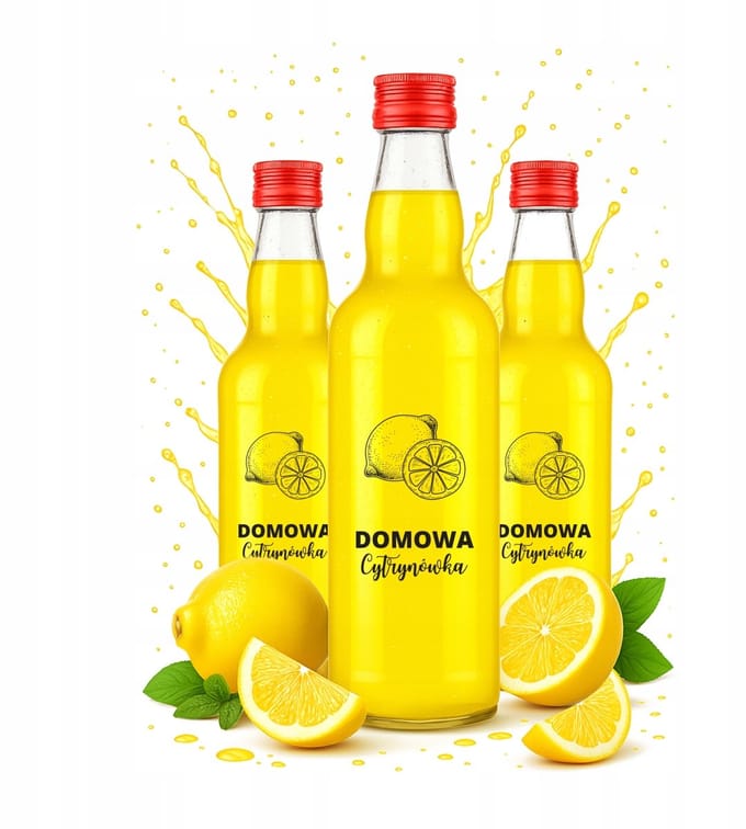 Bimberek Serie - Glazen Fles - 500ml - Monopol - Cytrynówka
