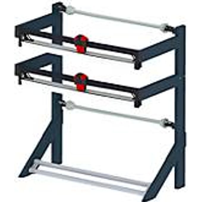 Rocholz dubbele snijstandaard module, horizontaal, snijbreedte 1000 mm, B 1340 x D 970 x H 1740 mm
