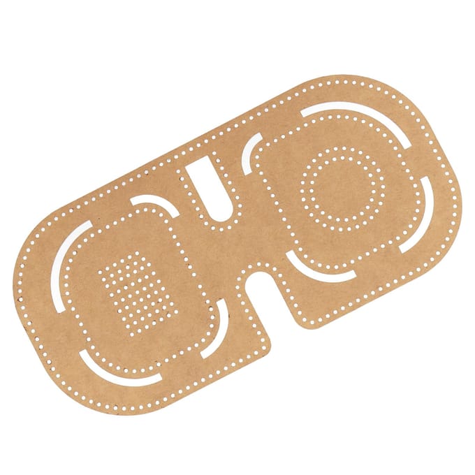 Gabarit Acrylique DIY Outils d'Artisanat Transparents avec Couche Protectrice pour Coupe à Distance Fabrication de Règle beige