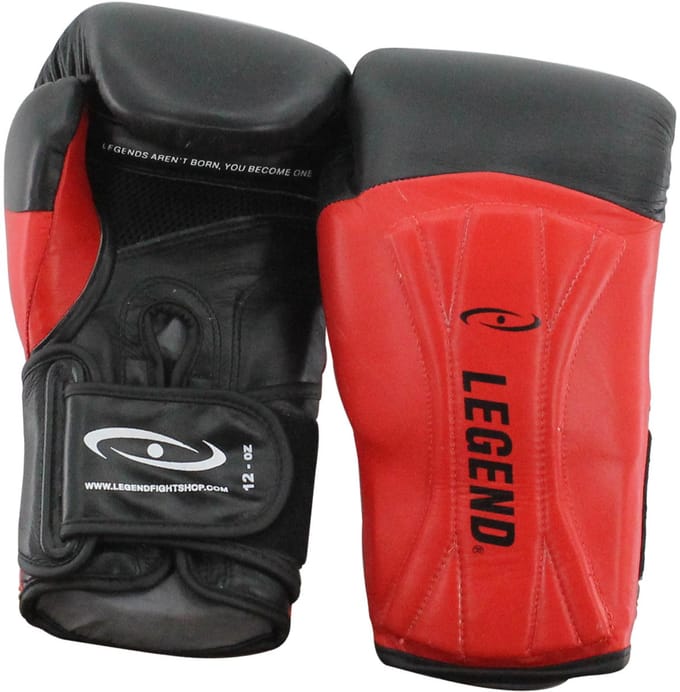 Power Special Bokshandschoenen Heren/Dames Rood Leer 10 oz