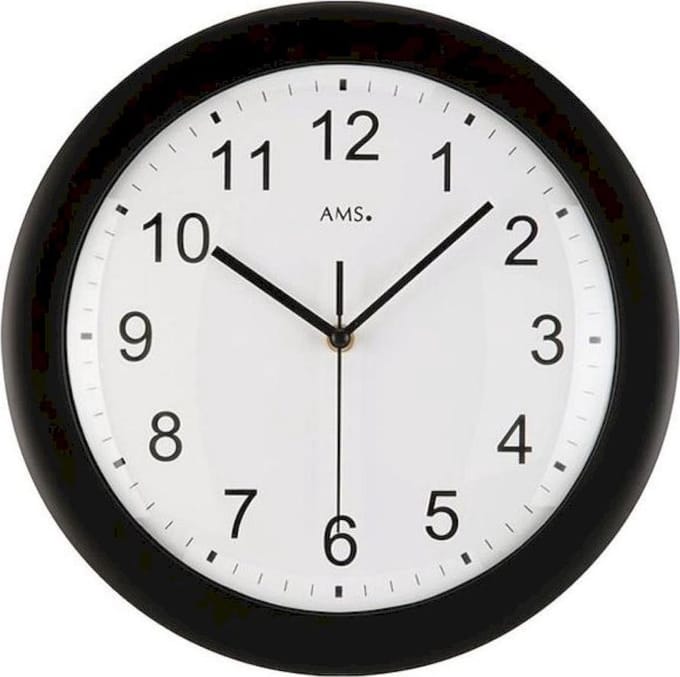 Wandklok radiogestuurd AMS - 5935