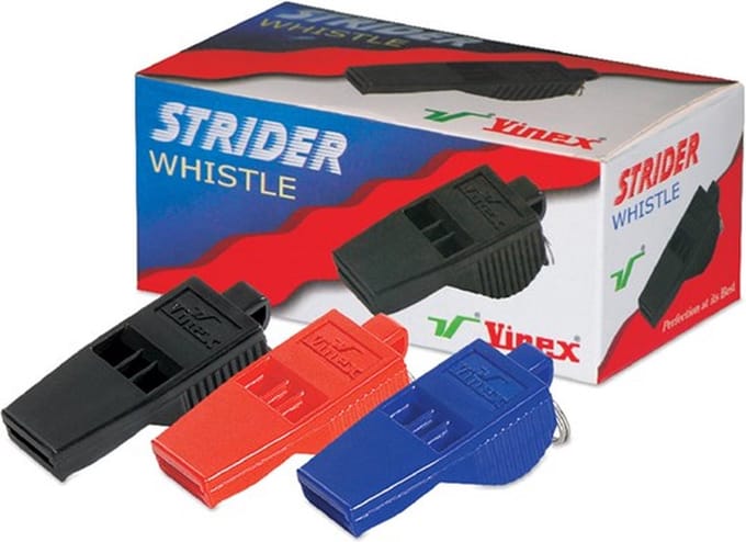 MDsport - Fluitjes - Set van 12 - Strider - Scheidsrechtersfluit - Fluit - Wedstrijd fluit