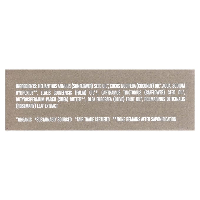 Humble Brands, Savon en barre fait à la main, non parfumé, 4 oz (113g) gray