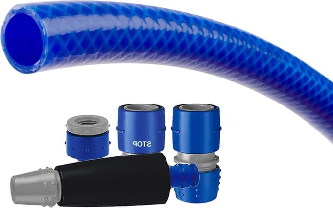 Tuinslang - Bewateringsslang - Regelmatig Gebruik - 28 Bar Druk - 20 Meter - Blauw