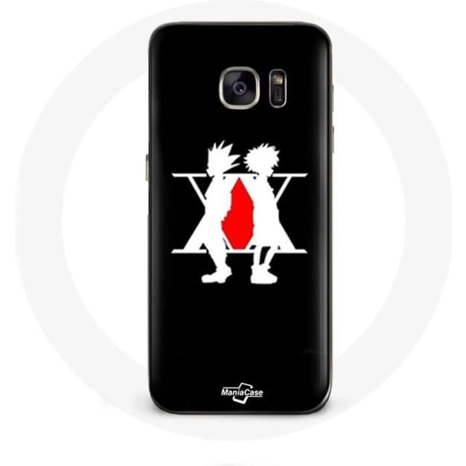 Coque - Hunter x Hunter - Galaxy S7 - Noir - Manga Logo - Souple noir