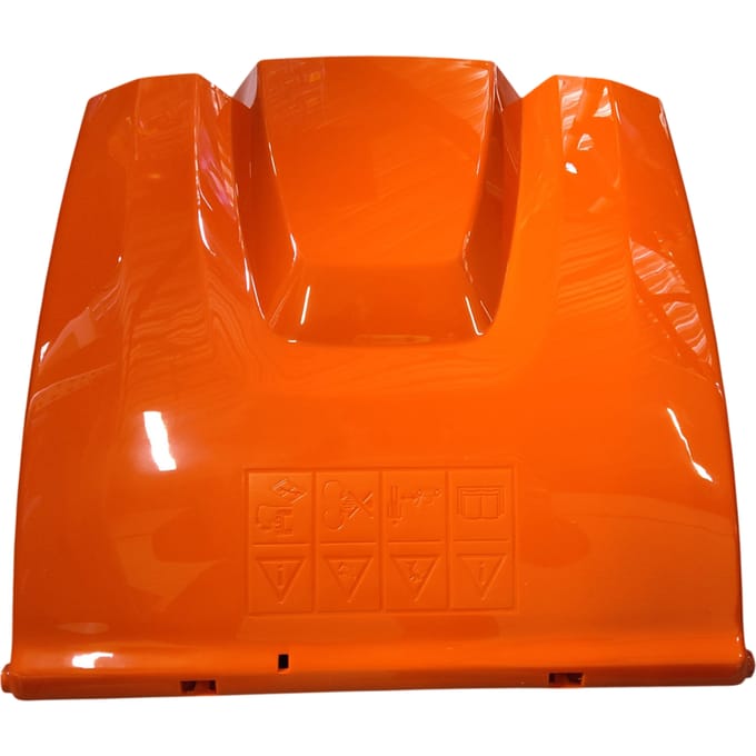 Husqvarna achtervanger klep oranje