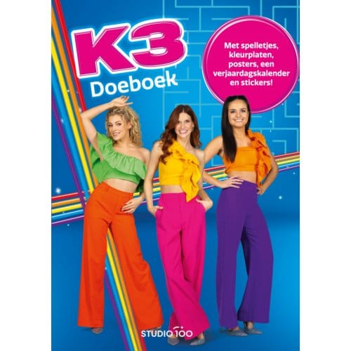 Studio 100 K3 doeboek Educatieve boeken (spelletjes en raadsels)