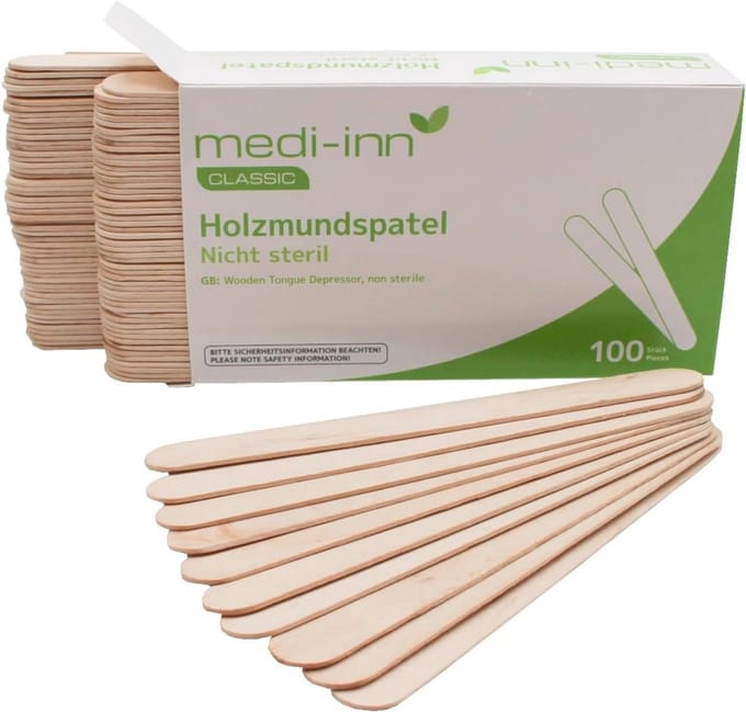 Houten Spatels 100 Stuks voor Knutselen en Medisch Gebruik