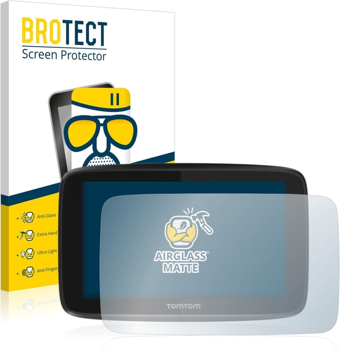 BROTECT - Screenprotector voor TomTom GO 5200 - Folie Beschermfolie Beschermglas matte