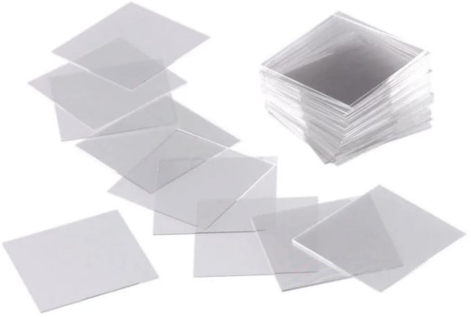 Dekglaasjes microscoop 22 × 22 mm – glas – 0,13-0,17 mm dik – 100 stuks