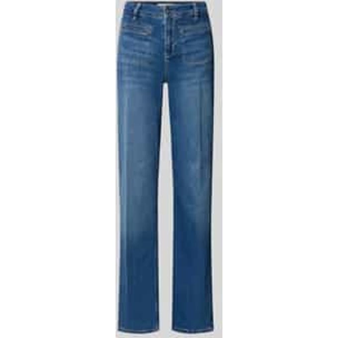 wide fit jeans van katoenmix model 'Carie'