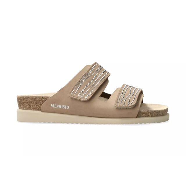 Mephisto Halma Spark - dames sandaal - Taupe - maat 35 (EU) 2.5 (UK)