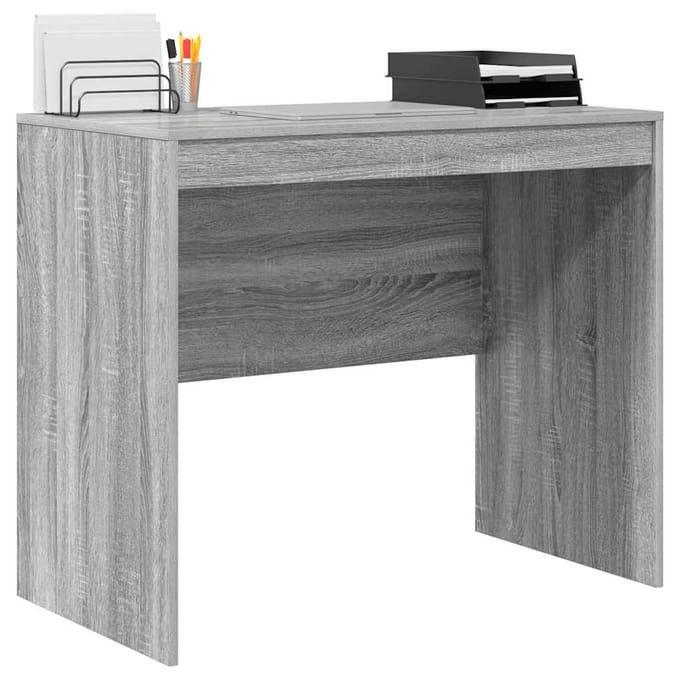 vidaXL - Bureau - Grijs - Sonoma - 90 - x - 50 - x - 76 - cm