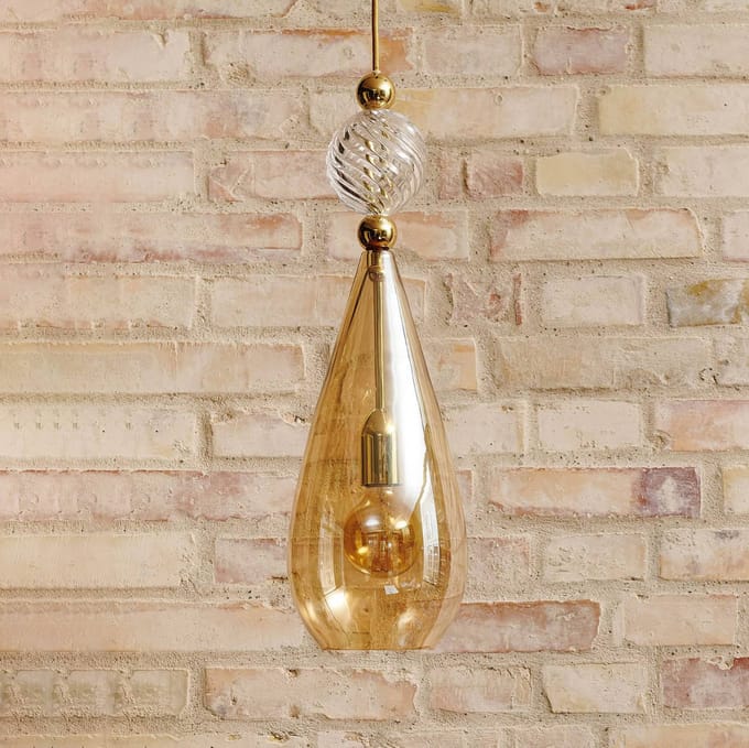 EBB & FLOW Smykke L goud goud-smokkel kristal swirl
