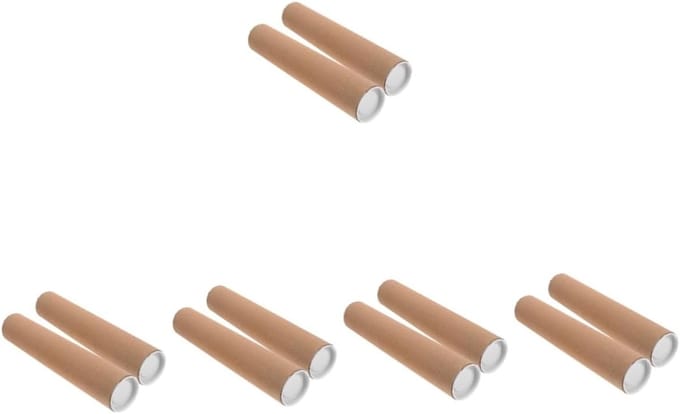 Papieren Buis - Documenten Opslag - Poster Verzending - Robuuste Bescherming - 335 cm Lengte - Khaki