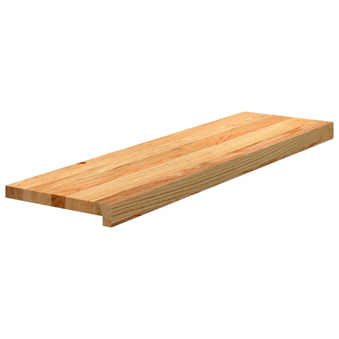 vidaXL - Traptreden - 12 - st - 90x25x2 - cm - massief - eikenhout - lichtbruin