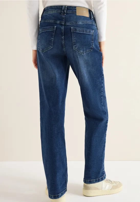 Wide Legs jeans met klinknagels