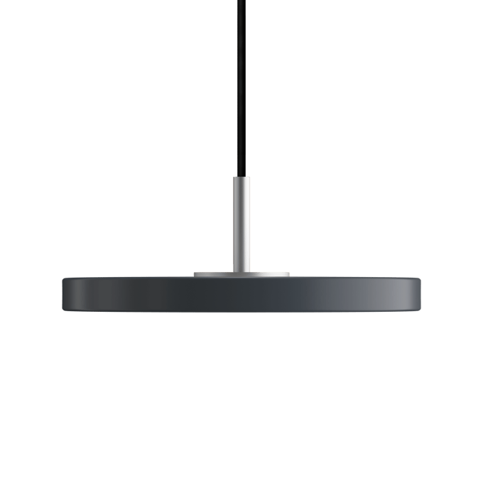 UMAGE Hanglamp Asteria Micro V2 - antraciet - Steel Top
