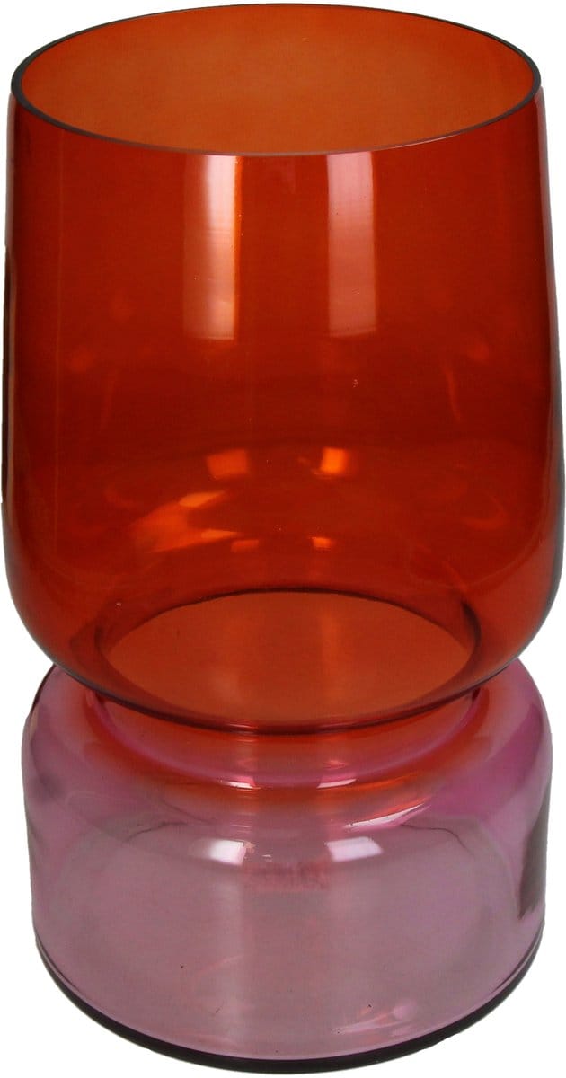 Vaas Twee Tinten Glas Multi 19x19x30cm