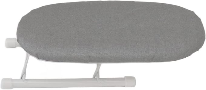 Strijkplank Tafel - Mini strijkplank - Kreukvrij Strijken - Inklapbaar en Stabiel - Compact Formaat - Grijs