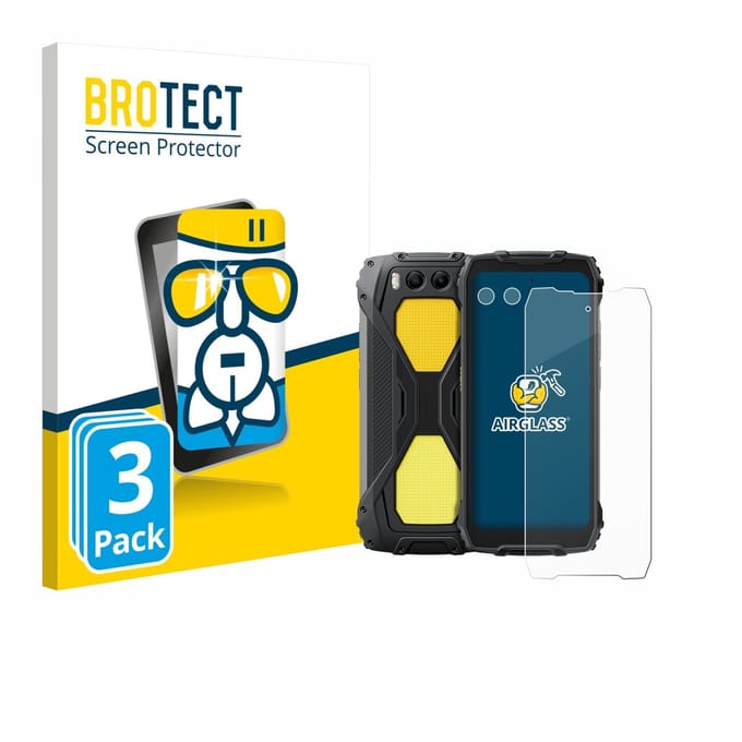 Screenprotector 3 Stuks voor Blackview BV7300 (Voor+Camera) Beschermglas transparant