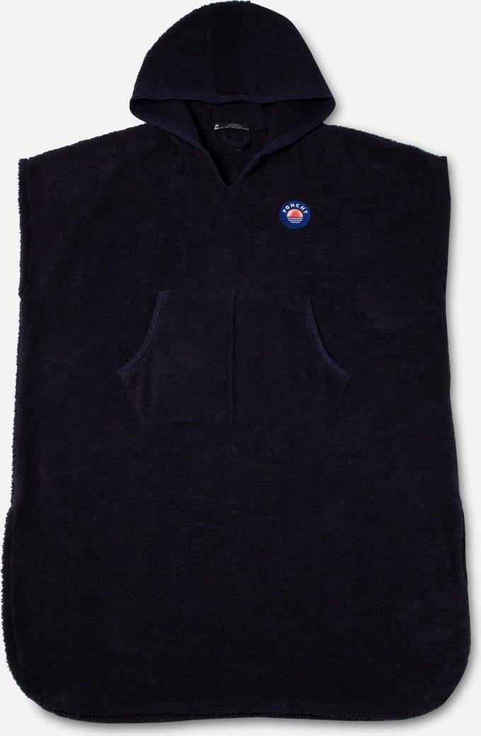 Ponchy - Azul Oscuro - Kinder Strandponcho - Groot - Surf Poncho