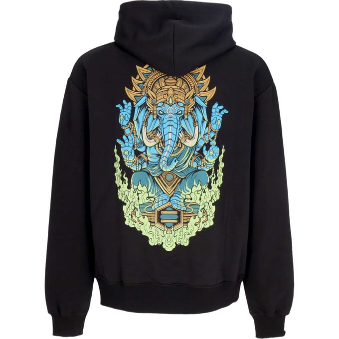 Man's hoodie Ganesha Hoodie Black