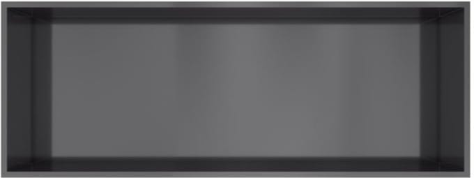 Hotbath &More Inbouwnis - 30 x 80 x 10 cm - Geborsteld Zwart PVD