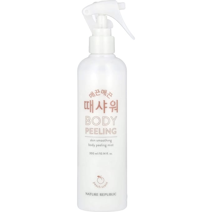 Nature Republic, Brume Gommante Lissante pour le Corps, Pêche, 300 ml (10,14 onces liquides) white