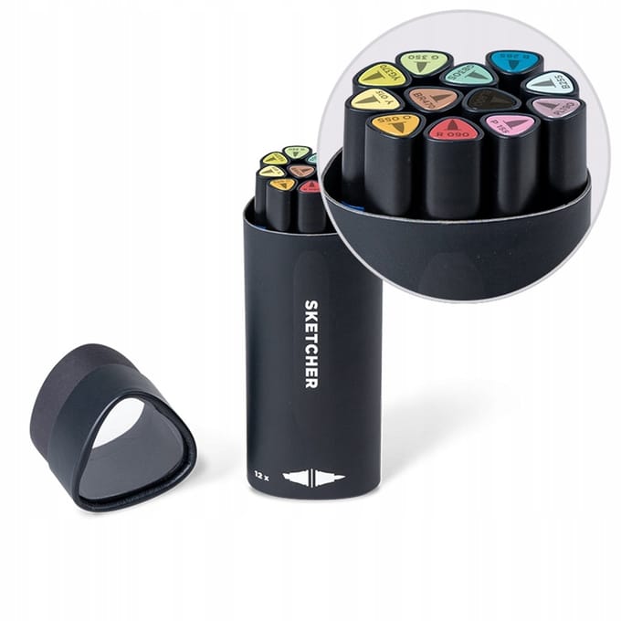 Molotow Sketcher Markers Main Kit 2 - 12 Kleuren