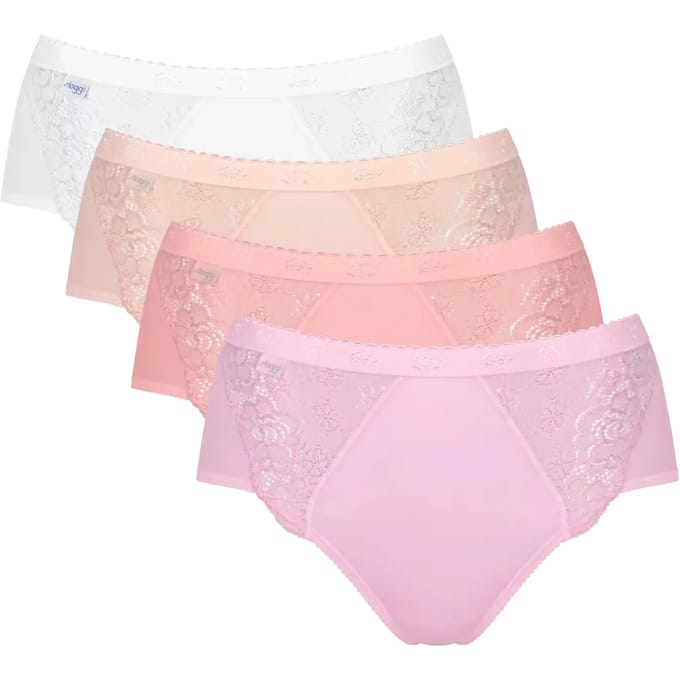 Damesslipjes Sloggi Chic Midi (x4)