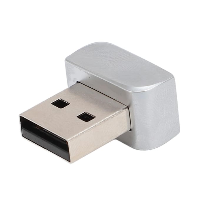 USB Vingerafdruklezer 360 Graden Aanraak 0.5s Snelle Matching 13 X 7mm Groot Oppervlak Draagbaar gray