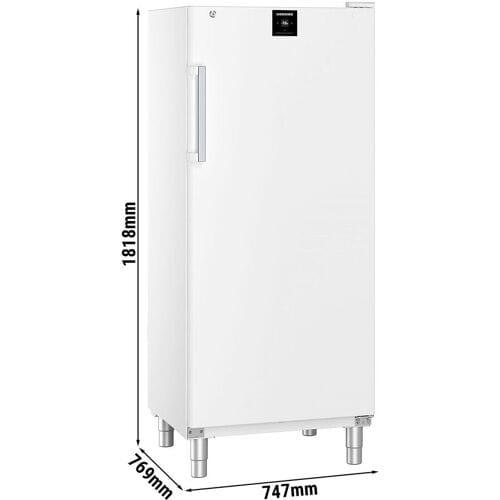Liebherr Vrieskast PERFORMANCE - 499 liter - Kunststof interieur - 1 deur & 10 opbergmanden - Wit wit