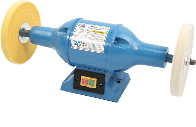 Polijstmachine BLAUW 200 mm