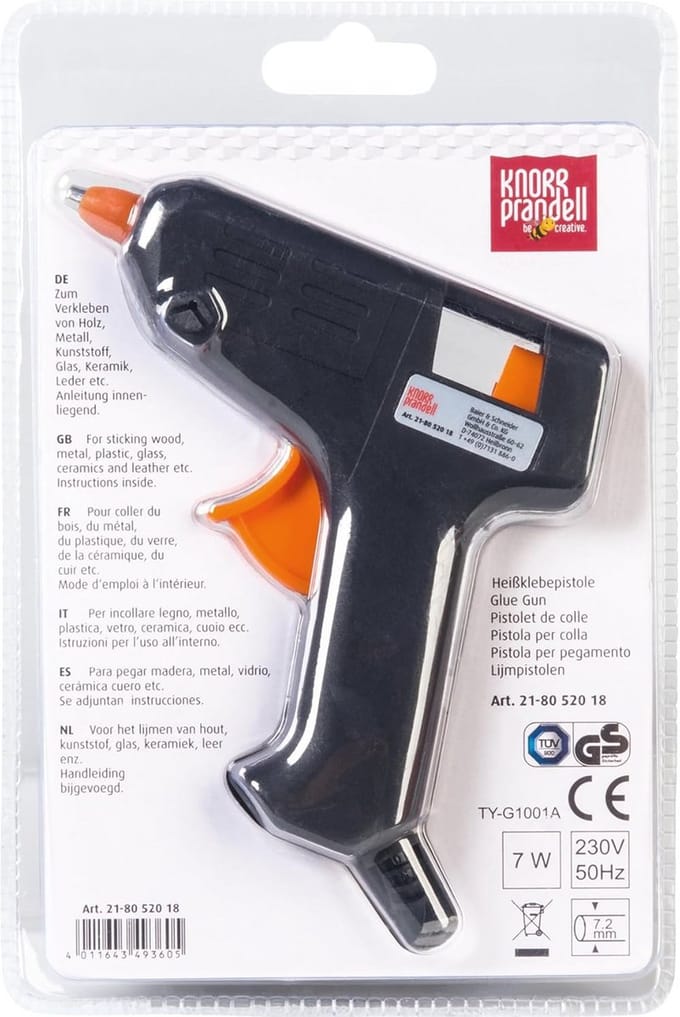 Mini Lijmpistool voor Lijmsticks Ø 7 mm - Ideaal voor Creatieve Projecten