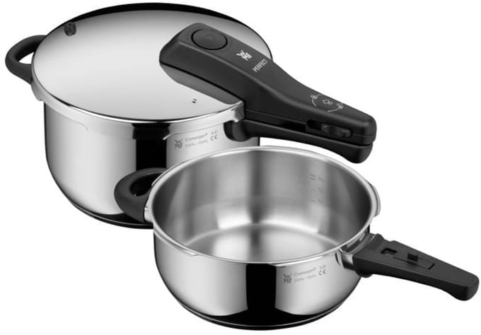 WMF Perfect One Snelkookpannen set 4,5L en 3L 07.9145.9990