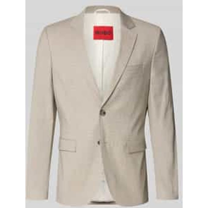 Super slim fit colbert van mix van viscose en scheerwol model 'ARTI253X'