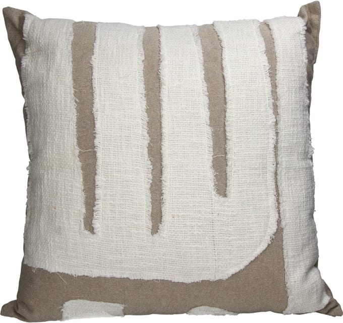 HD Collection Cushion Cotton Ivory 50x50cm