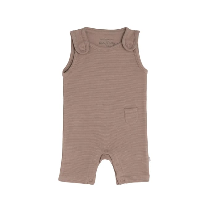Baby's Only Salopette Pure - Mokka - 56 - 100% ecologisch katoen - GOTS