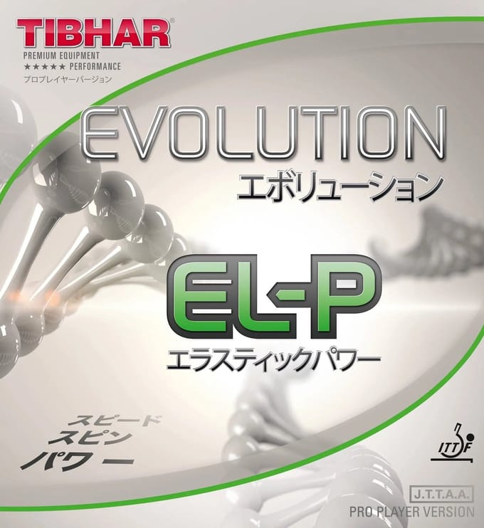 Tibhar - Evolution EL-P - Rood - 2.1 - Tafeltennis Rubbers
