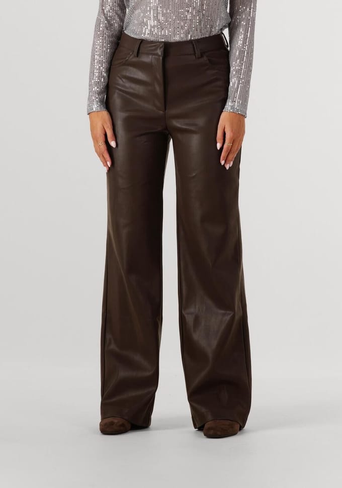 Notre-V Nv-ella Broeken Dames - Bruin - Maat XL