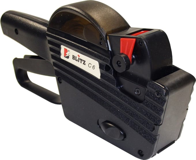 Prijstang set Blitz C6 1-regelig permanent