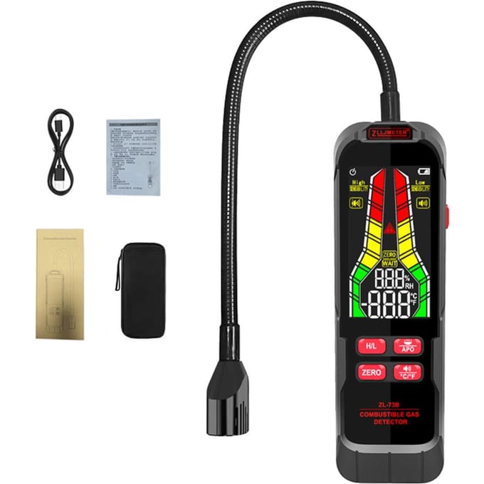 Draagbare brandbare gassen Lekdetector voor draagbare brandbare gassen veelkleurig