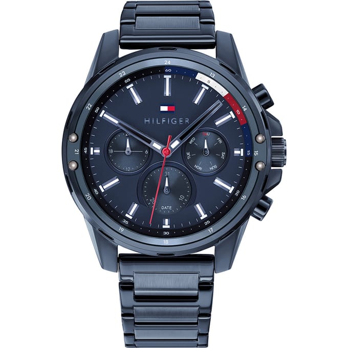 Tommy Hilfiger 1791789 Herenhorloge Mason 45mm blauw