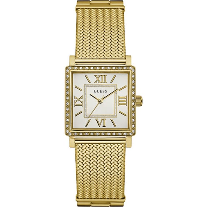 GUESS Highline Goud Roestvrij Staal Dames Quartz W0826L2 goud