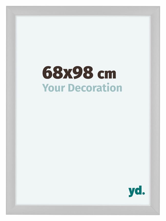 Your Decoration - Fotolijst 68x98 cm - MDF - Wit Hoogglans - Como