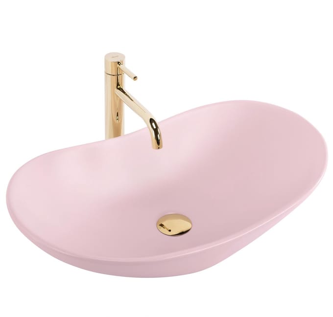 Rea Royal - Opzetwastafel - Rose - 61,5X35,5X15,5Cm