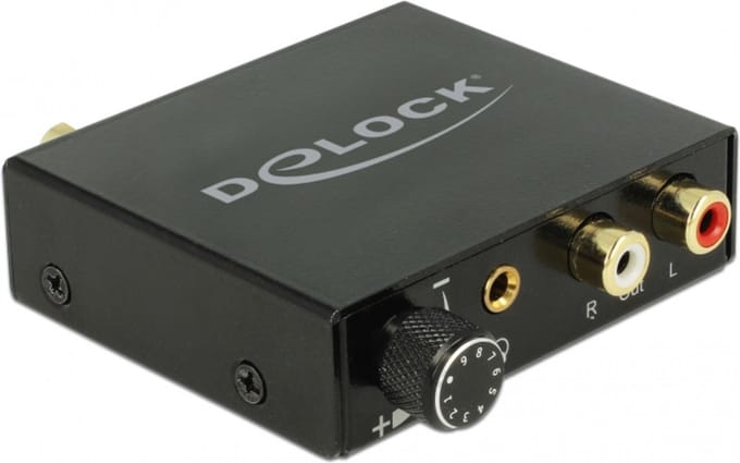 DELOCK DA-Converter + Headphone Amp - Digitale converters
