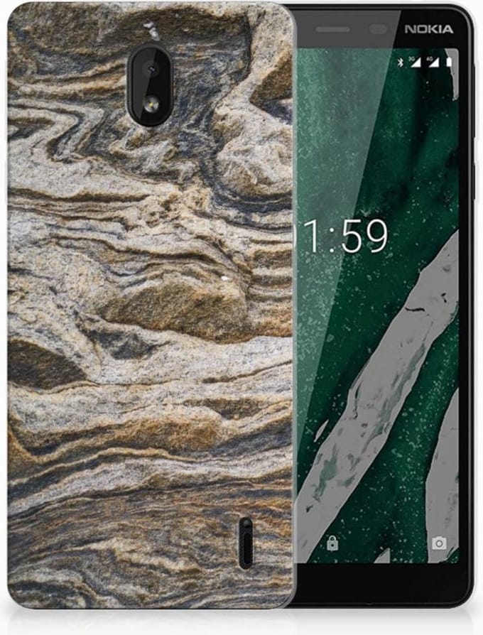 Nokia 1 Plus TPU Siliconen Hoesje Steen